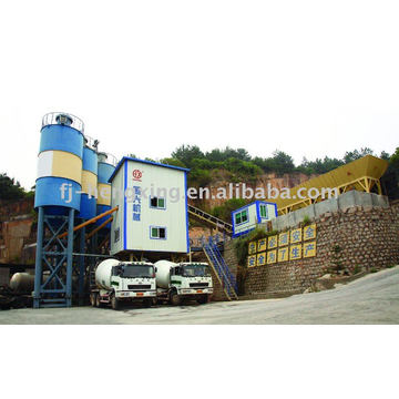 HZS75 High-Speed Railway Concrete Mixing Machine plant